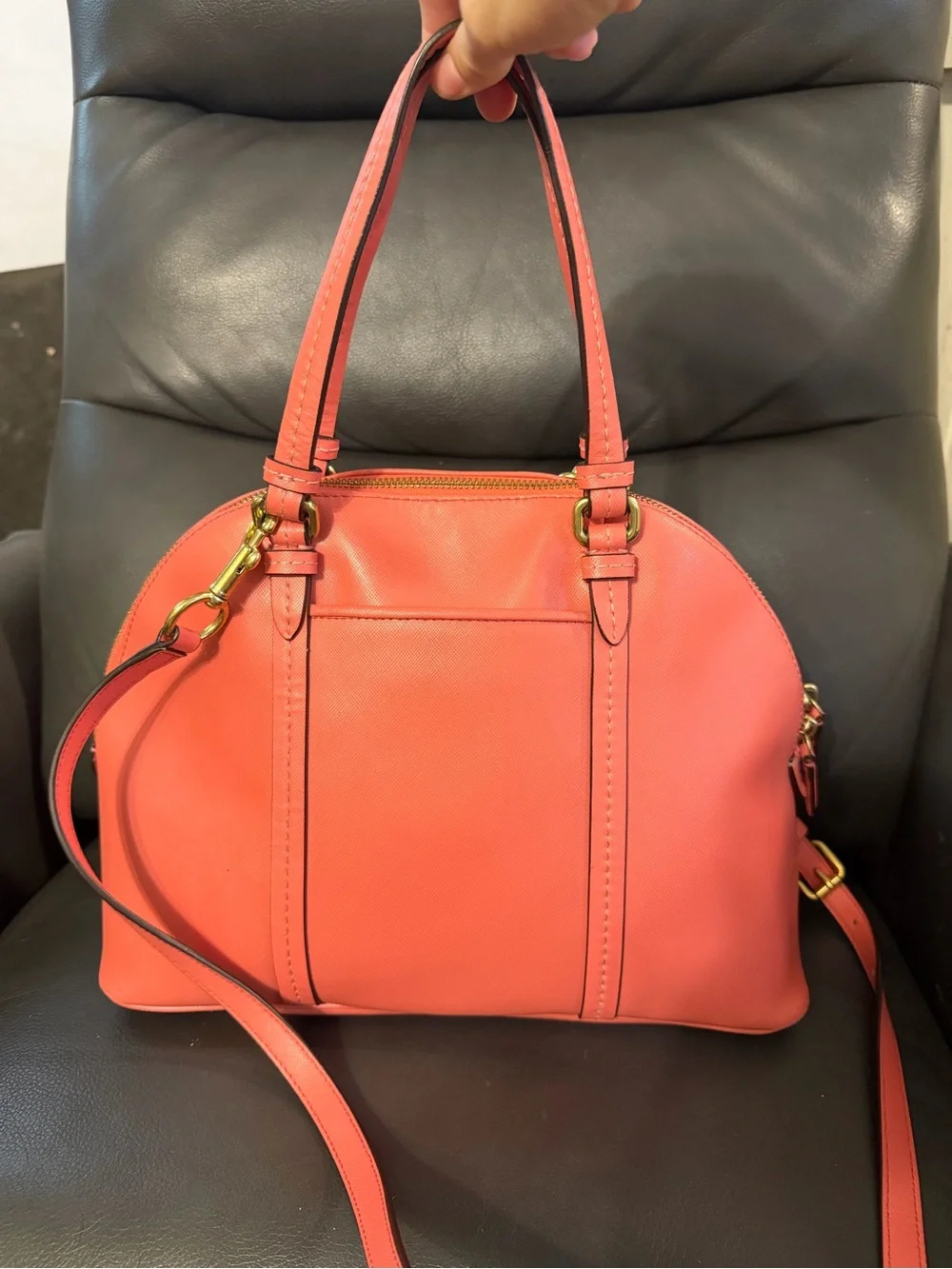 Coach Peyton Coral Dome Satchel